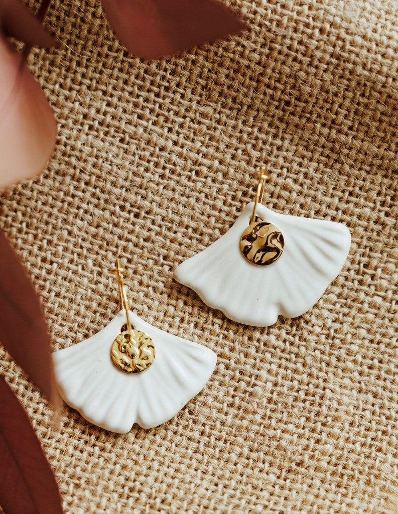 Boucle d'Oreilles " GINKO"
