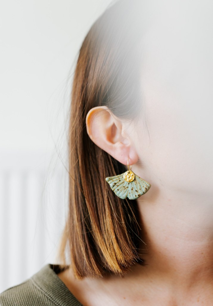 Boucle d'Oreilles " GINKO"