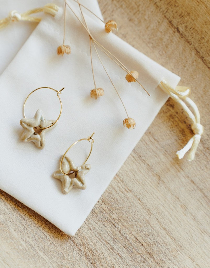Boucles d'oreilles  "ETOILES"