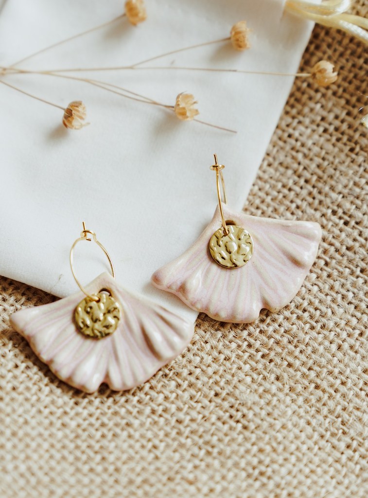 Boucle d'Oreilles " GINKO"