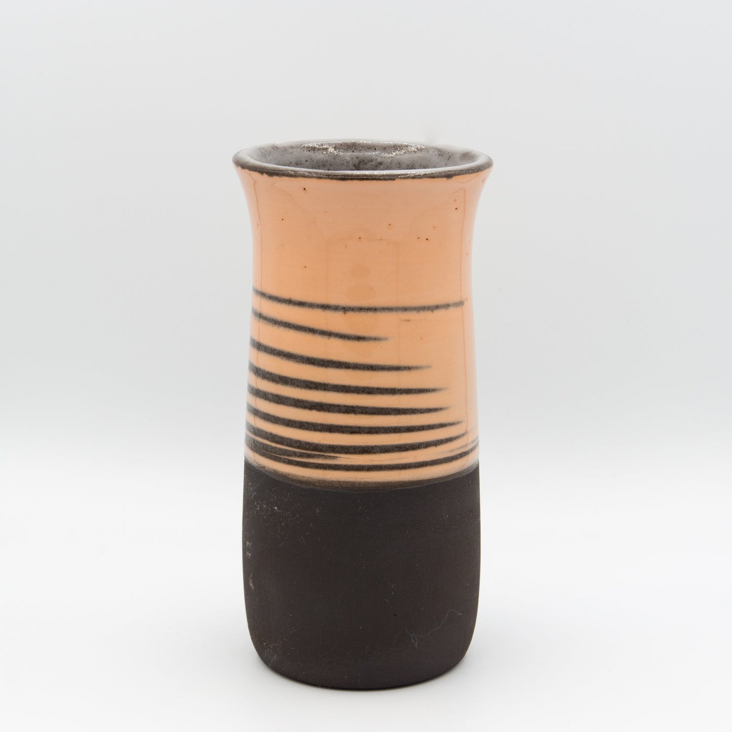 Vase grès noir bicolore _ Collection 2023