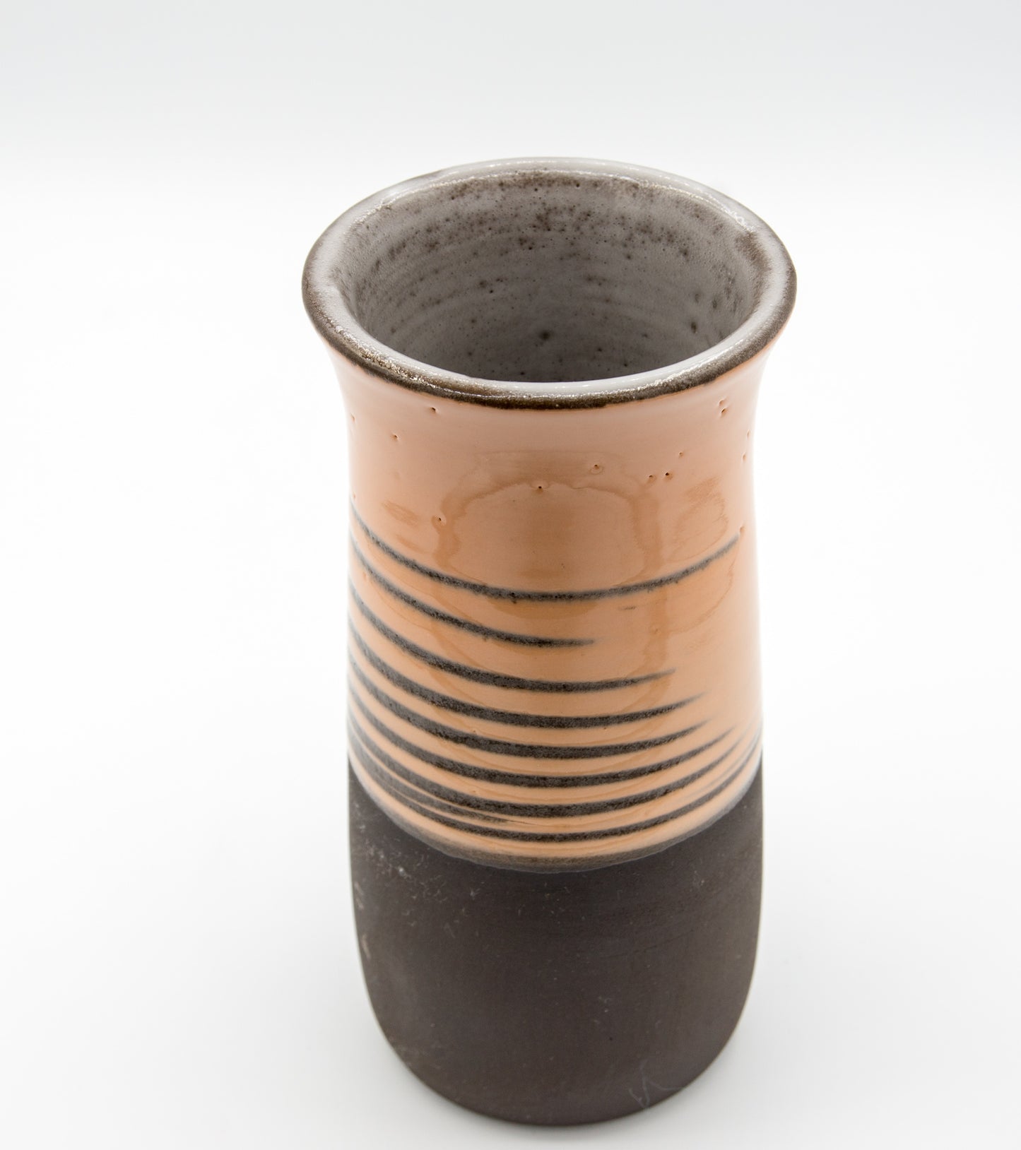 Vase grès noir bicolore _ Collection 2023