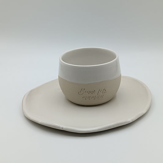 Café Solo - Empreinte 'Bonne fête Maman'